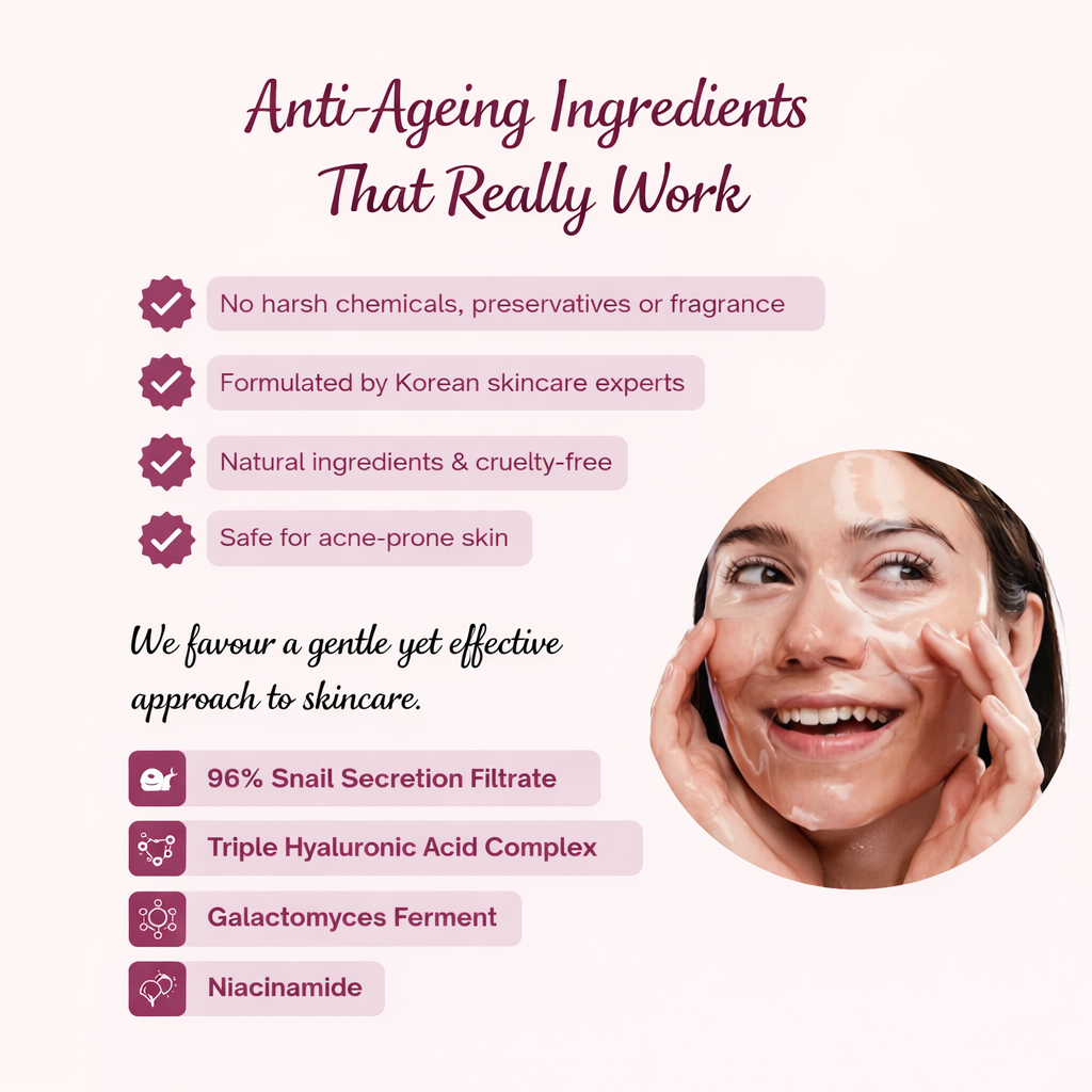 Snail mucin revitalising mask